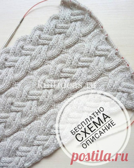 Оригинальная коса от nilova_knit