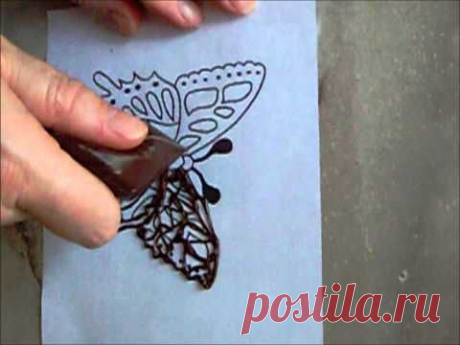 ▶ МК шоколадных бабочек.wmv - YouTube
