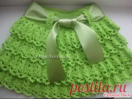 Crochet baby skirt| How to crochet an easy shell stitch baby / girl's skirt for beginners 85