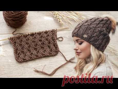 ЭКСКЛЮЗИВ! 🔥 Резинка с втянутыми петлями спицами 🍬 Rib with retracted loops knitting pattern