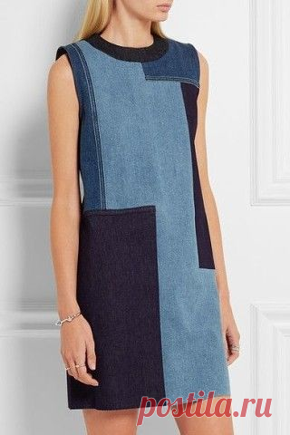 Джинсовые платья и сарафаны! Идеи и примеры для воплощения переделок! | Юлия Жданова | Дзен