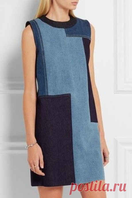 Джинсовые платья и сарафаны! Идеи и примеры для воплощения переделок! | Юлия Жданова | Дзен