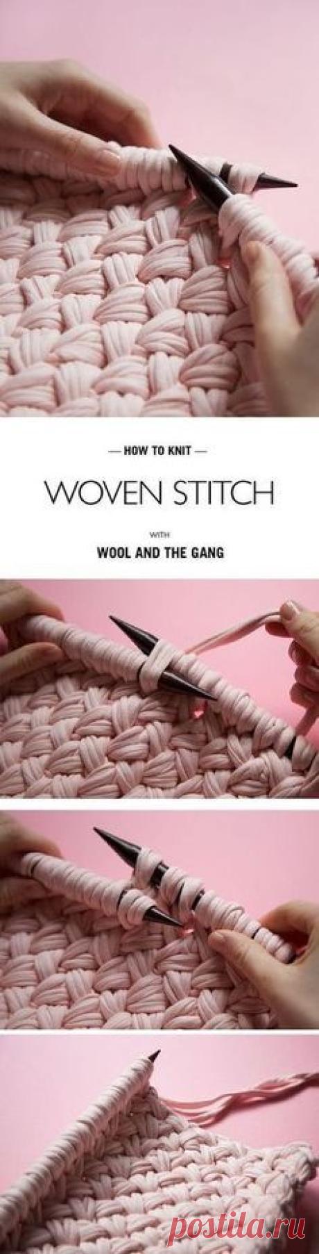CÓMO ... PUNTADA TEJIDA @woolandthegang