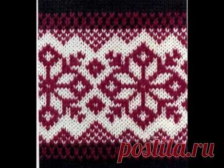 КАК ВЯЗАТЬ ЖАККАРДОВЫЙ УЗОР? - модели 2018 / How to Knit Jacquard PATTERN /Jacquard Muster gestrickt