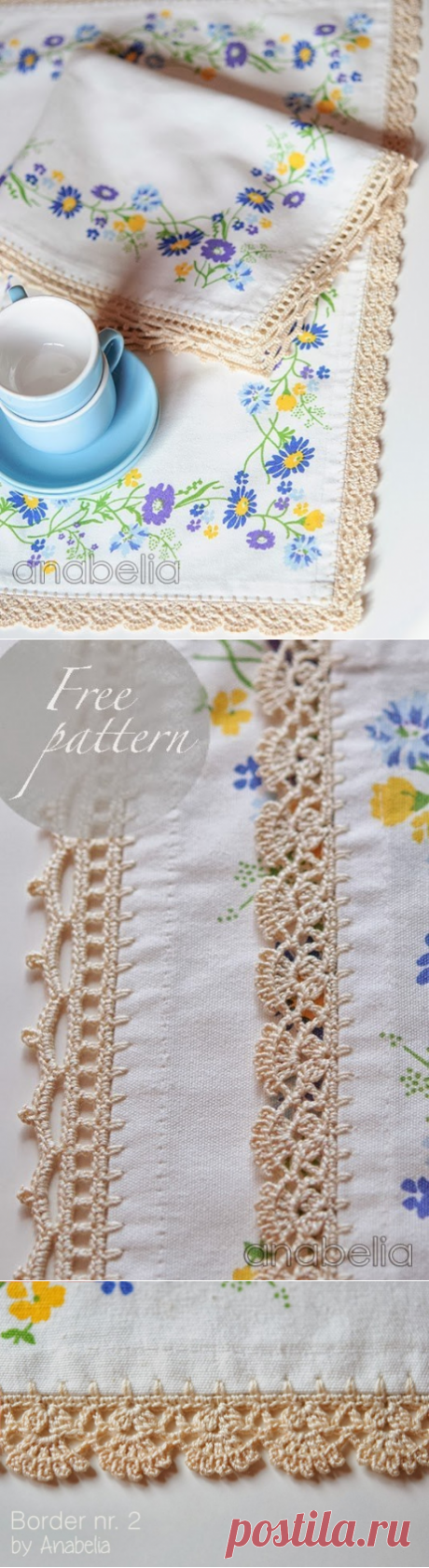 Схемы для обвязки салфеток