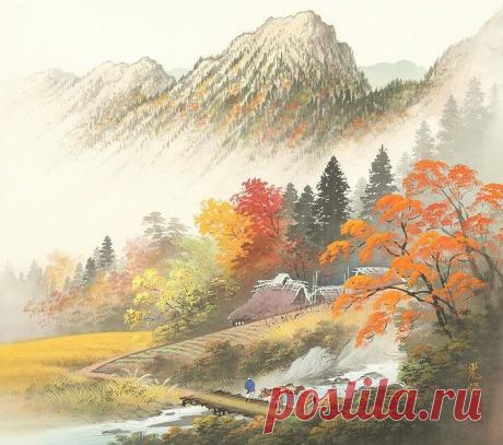 Картинки "Осень нарисованная акварелью" (43 фото) ⭐ Забавник