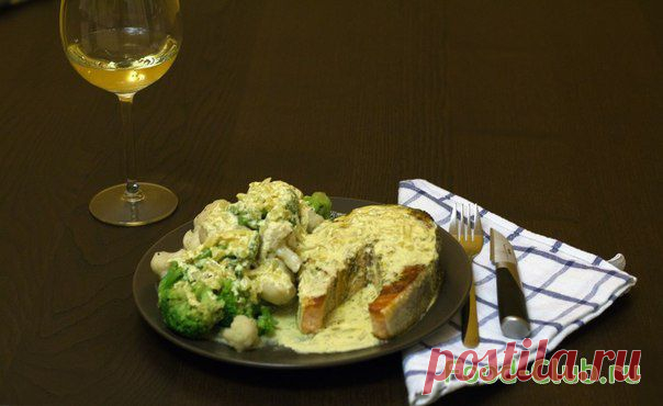 Лосось в сливочном соусе / С рыбой и морепродуктами / Кулинарные рецепты - Фуд-клаб.ру
