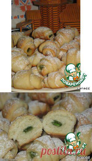 Рогалики на огуречном рассоле с начинкой - кулинарный рецепт