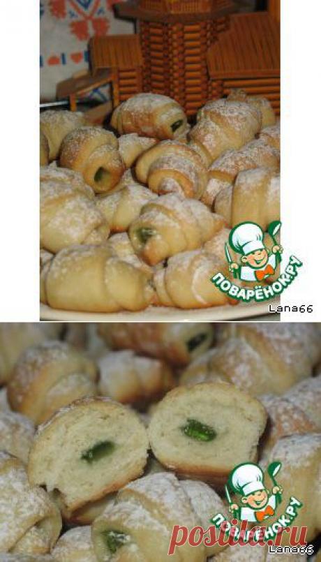 Рогалики на огуречном рассоле с начинкой - кулинарный рецепт