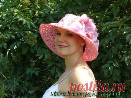 Шляпка крючком + кое какие советы по изготовлению шляп 
