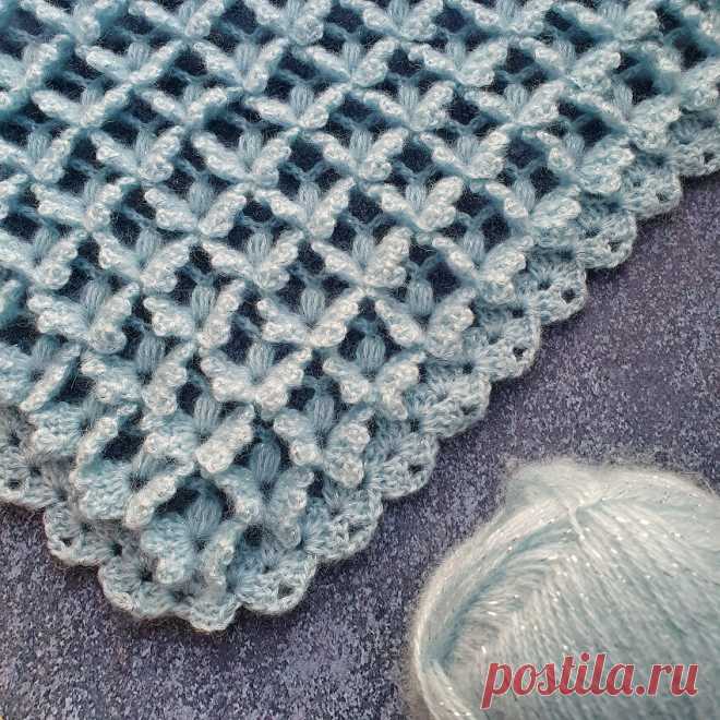 Самая необычная шаль крючком, мастер-класс | Natali_crochet | Яндекс Дзен