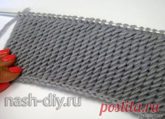 УЗОР СПИЦАМИ КОСЫЕ ПЕТЛИ,
описание: http://nash-diy.ru/uzory-vjazanija/uzory-spicami/376-uzor-spicami-kosye-petli.html