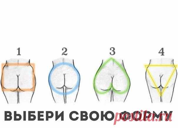 4 ВИДА ЖЕНСКОЙ ПОПЫ и ЛУЧШИЕ УПРАЖНЕНИЯ ДЛЯ КАЖДОЙ!