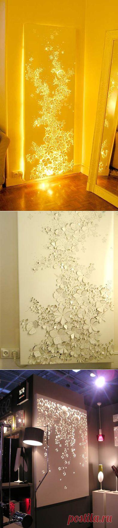 Арт деко. Украшаем интерьер. Делаем панно с подсветкой своими руками. Мастер-класс | Otstavanie.ru