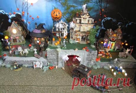 Диорамные интерьерные композиции на Хэллоуин - Planetalsad