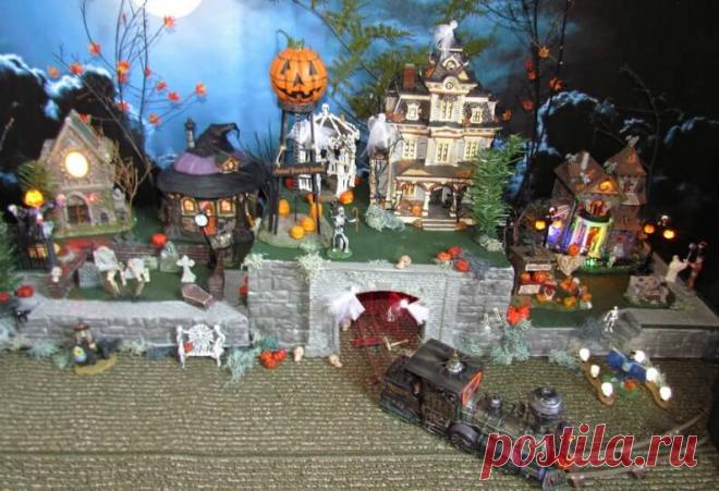 Диорамные интерьерные композиции на Хэллоуин - Planetalsad