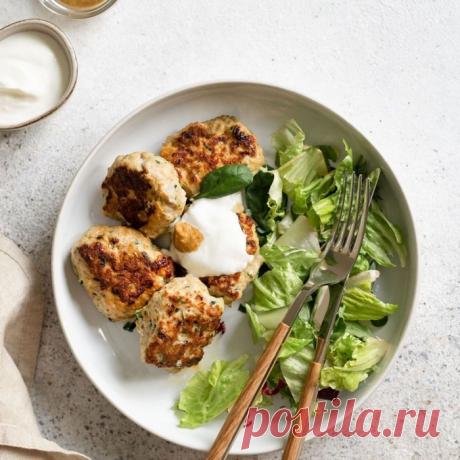Котлеты из индейки со шпинатом