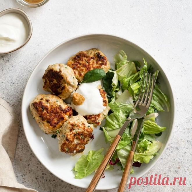 Котлеты из индейки со шпинатом