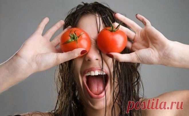 Томатная маска ликвидирует последствия неровного загара