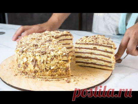 Торт "ПРОСТОЙ СМЕТАННИК"🥛максимально ДОМАШНИЙ 💖и УЮТНЫЙ- Я - ТОРТодел!