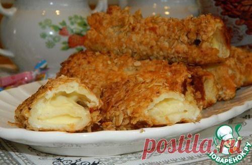 Горячие бутерброды-трубочки
