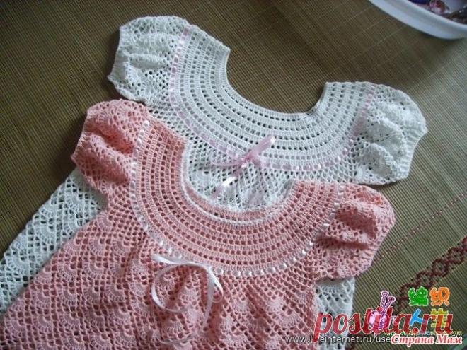 Платье для девочки крючком - Страна Мам