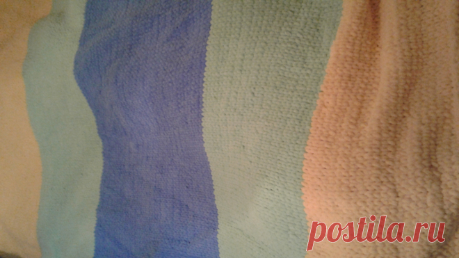 Плед/покрывало из Alize Puffy, Мастерская Handmade, Мастер handmade - http://LangeSTORE.ru