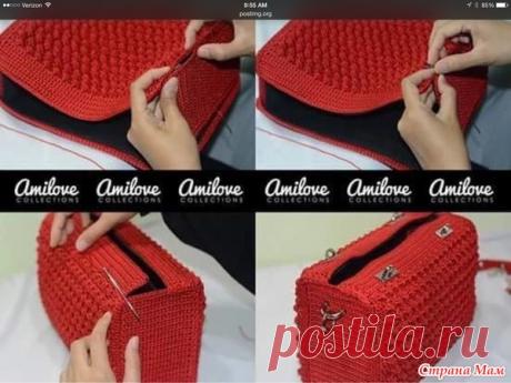 Красивая сумка крючком - Вязание - Страна Мам