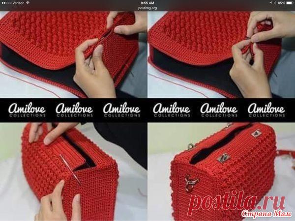 Красивая сумка крючком - Вязание - Страна Мам