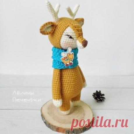 1000 схем амигуруми на русском: Олененок амигуруми