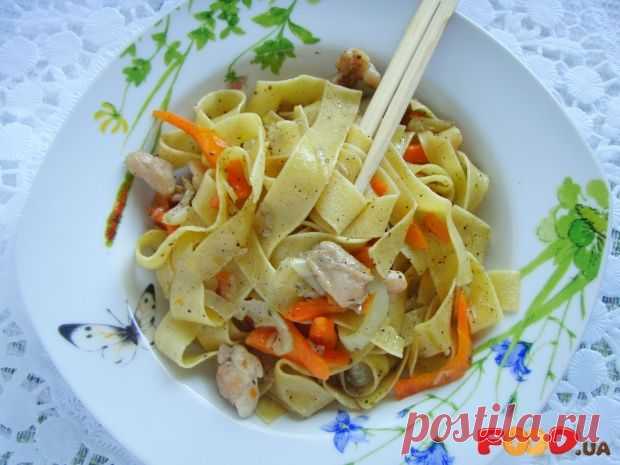 Стир-фрай из курицы с лапшой - Кулинарные рецепты на Food.ua