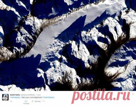 Изображения от астронавта Scott Kelly, который сейчас на борту МКС. Изображения сняты в октябре 2015г. / Интересный космос