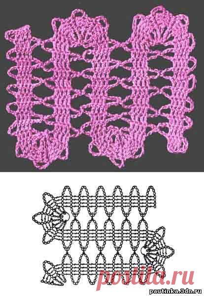 Брюггское кружево, схемы.