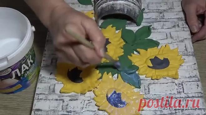 Шикарное летнее панно своими руками