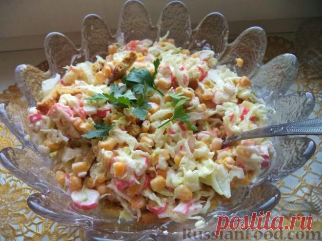 Салат с крабовыми палочками