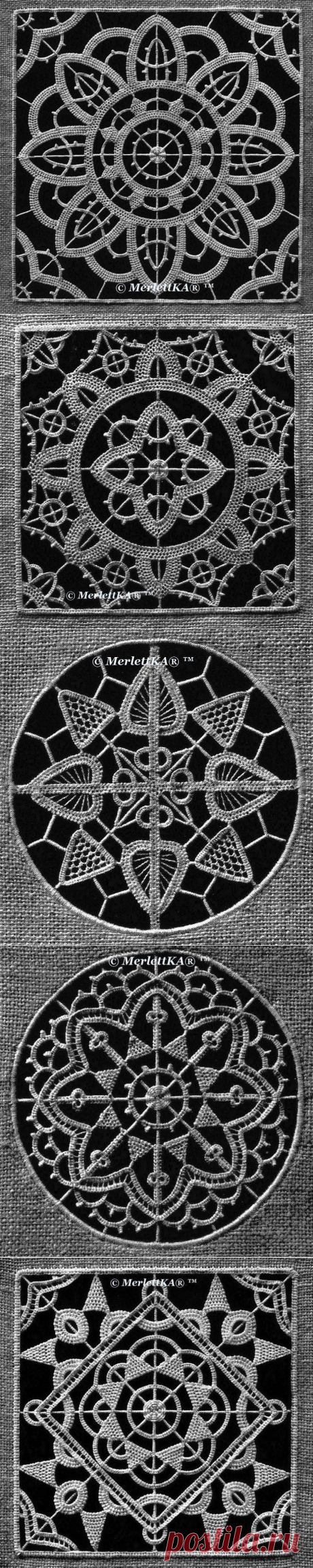 Красотища готического кружева ☆ Ретичелла ❤ из раритетной книги 1929 года