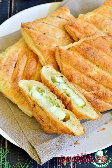 Гриль-закуска из кабачка в тесте.