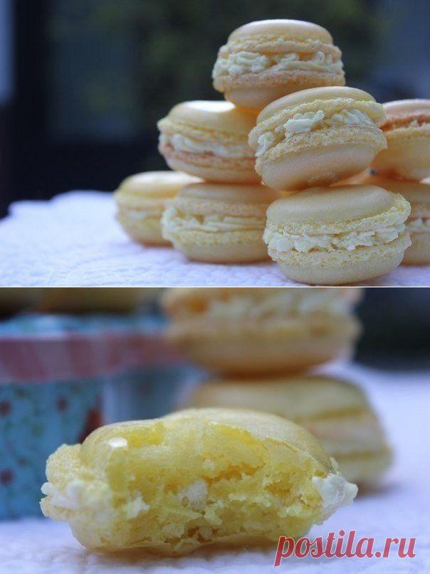 Как приготовить лимонные макарон - рецепт, ингридиенты и фотографии