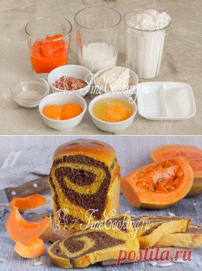 тыквенно-шоколадный хлеб (для хлебопечки: 1 яйцо, без какао, классический,вес 0,5 ,корочка средняя)