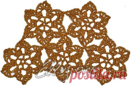 Безотрывное вязание шестиугольных мотивов | Crochet by Ellej | Crochet by Ellej | Вязание крючком от Елены Кожухарь