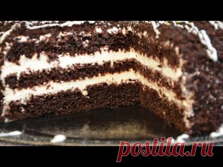 БЫСТРЫЙ бисквит на кефире (простой и бюджетный). БЕЗ МИКСЕРА. Нежный, пористый, пышный, влажный