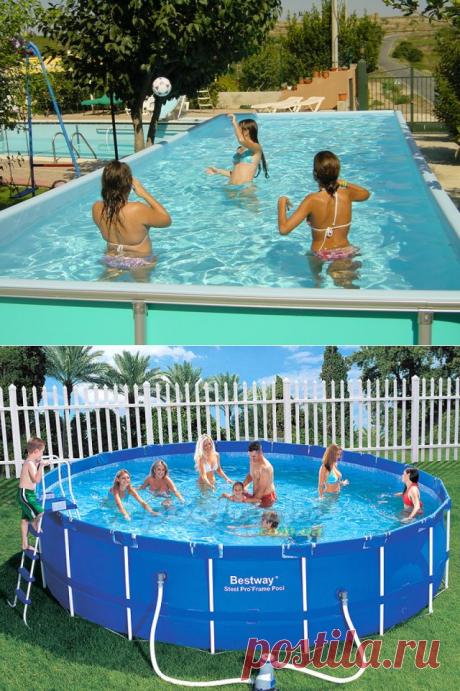 Выбираем оптимальный каркасный бассейн