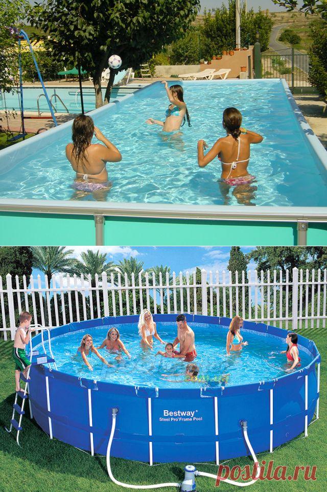 Выбираем оптимальный каркасный бассейн