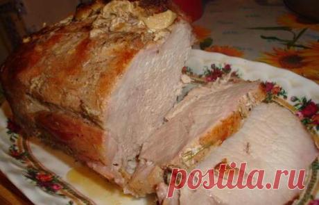 Пряное мясо в пиве. Очень вкусное и сочное, как горячее так и холодное.