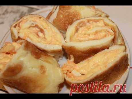 Яичные рулетики с сырной начинкой &quot;На закуску!&quot;