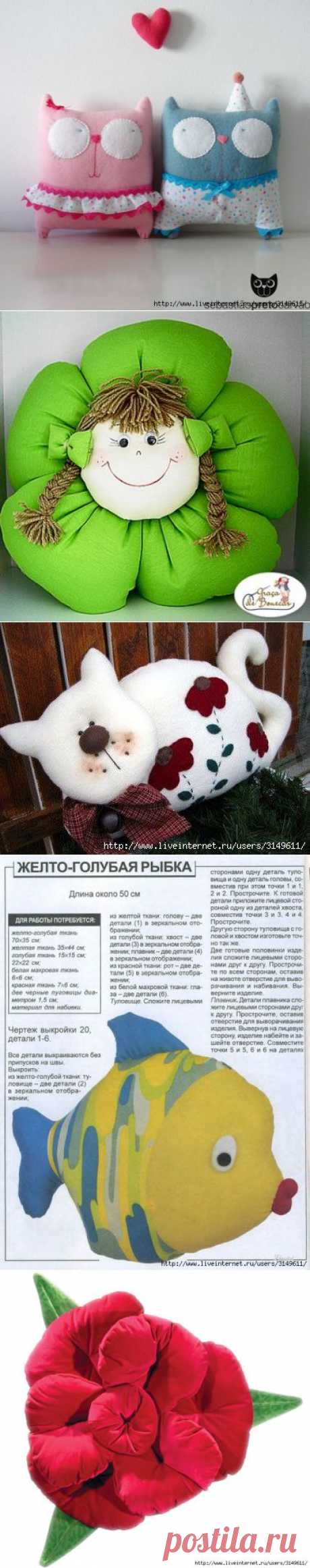 ПОДУШКИ-ОЧАРОВАШКИ (шьём)..