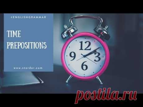 English Grammar Prepositions of Time at, on, in
