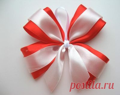 Как сделать бантики на елку своими руками: мастер-класс с фото и видео. Как сделать бант из ленты на елку