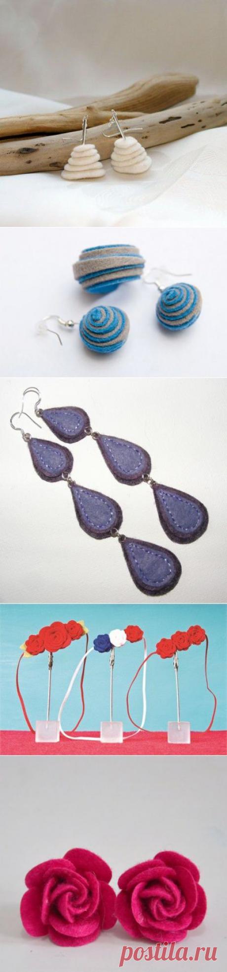 Идеи украшений из фетра | Варварушка-Рукодельница