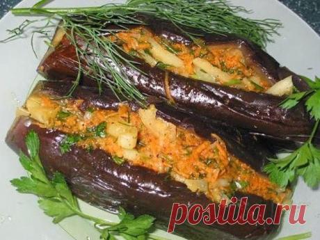 Самые вкусные рецепты: Квашенные баклажаны с зеленью